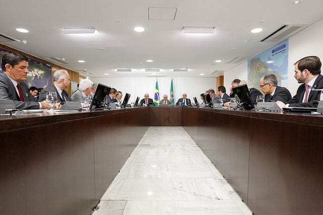 Presidente Michel Temer durante 111ª Reunião do Conselho da Câmara de Comércio Exterior - CAMEX. (Brasília - DF, 28/09/2016) Foto: Beto Barata/PR