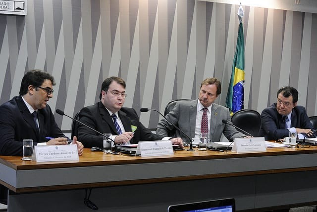 Comissão de Serviços de Infraestrutura (CI) sabatina nomes para compor a diretoria da Agência Nacional de Telecomunicações (Anatel) e Agência Nacional do Petróleo, Gás Natural e Biocombustíveis (ANP). Foto: Edilson Rodrigues/Agência Senado