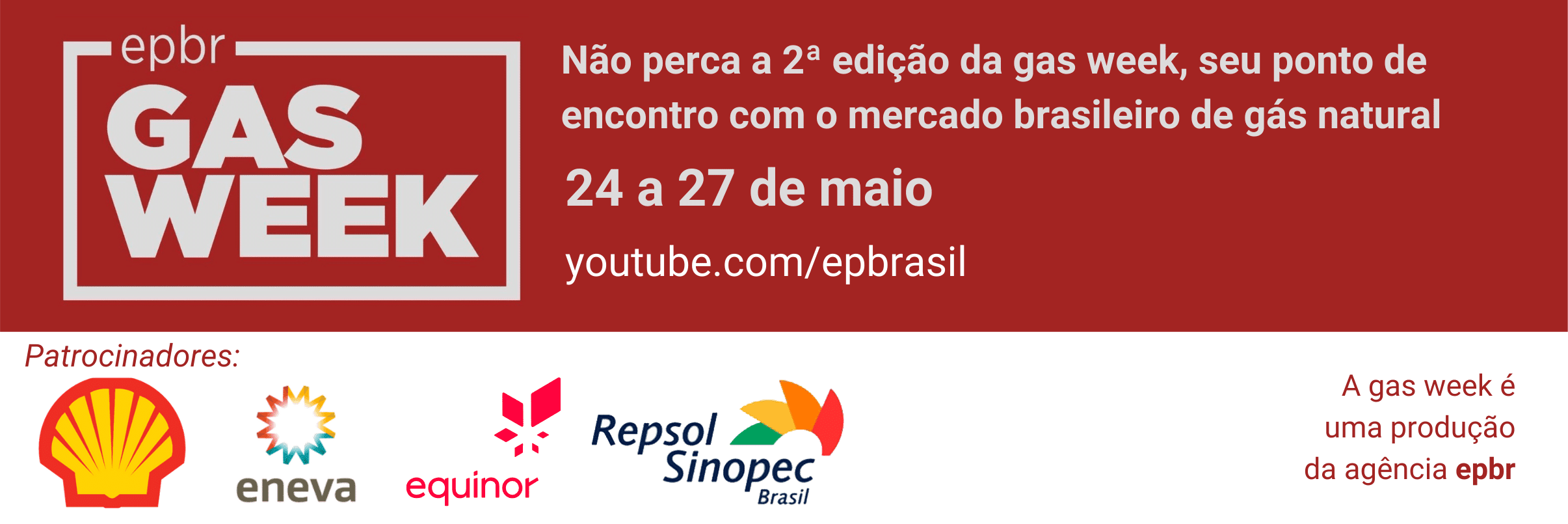 Não perca a 2ª edição da gas week, seu ponto de encontro com o mercado brasileiro de gás natural